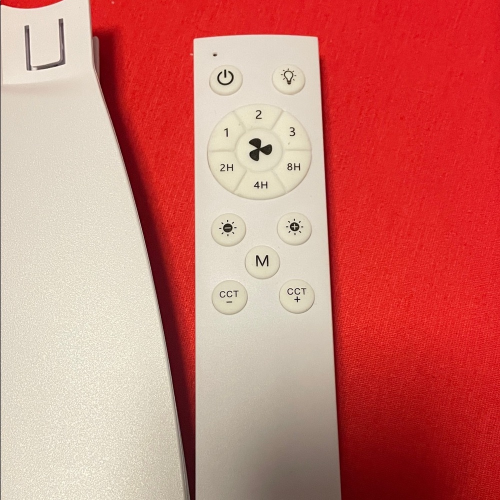 White Ceiling Fan with Remote Control - Picture 2 of 7